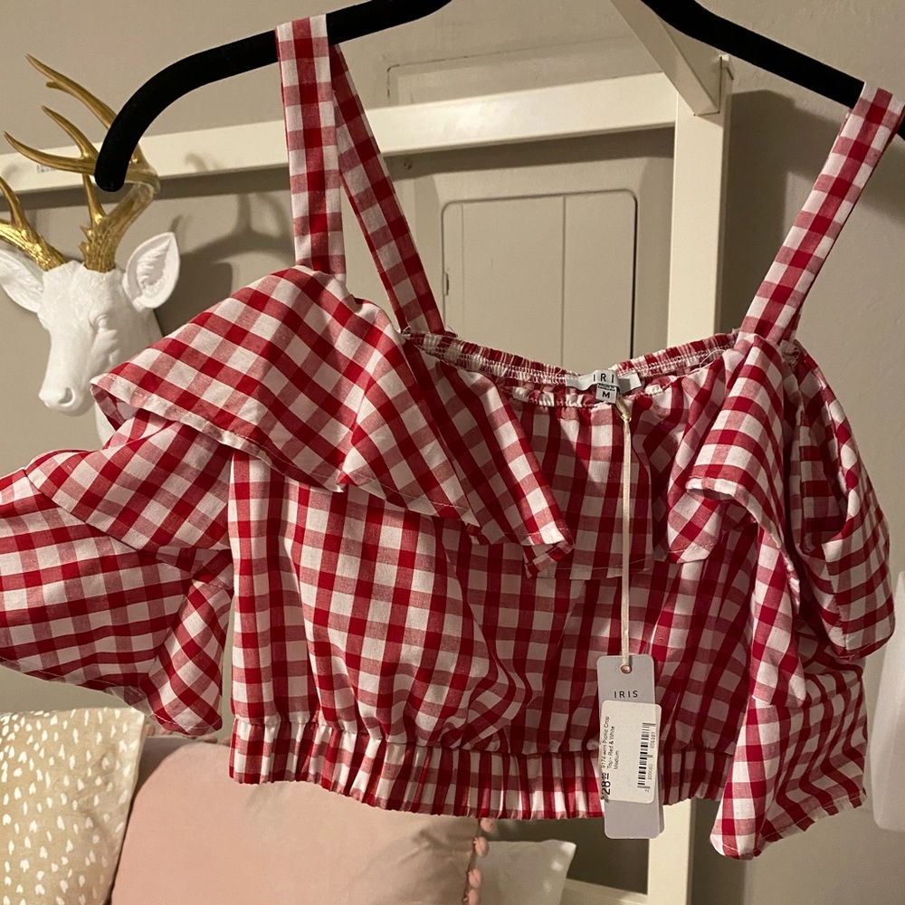 Iris cropped shirt